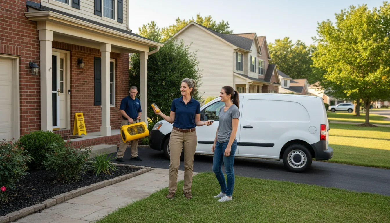 Residential water damage restoration in Genoa, NV